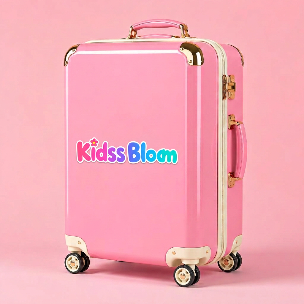 Kidss Bloom Reiskoffer Bubblegum Roze